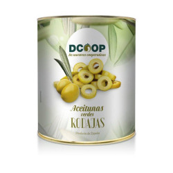 ACEITUNAS VERDES RODAJAS LATA A10 6/3Kg (1560 P.N.E.)